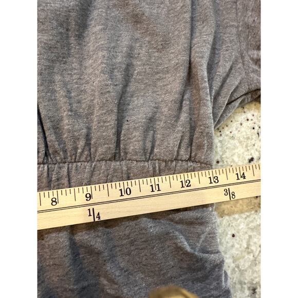 Chaser Women's Gray Ruched bottom midi Dress Long Sleeve Size S - Picture 10 of 10